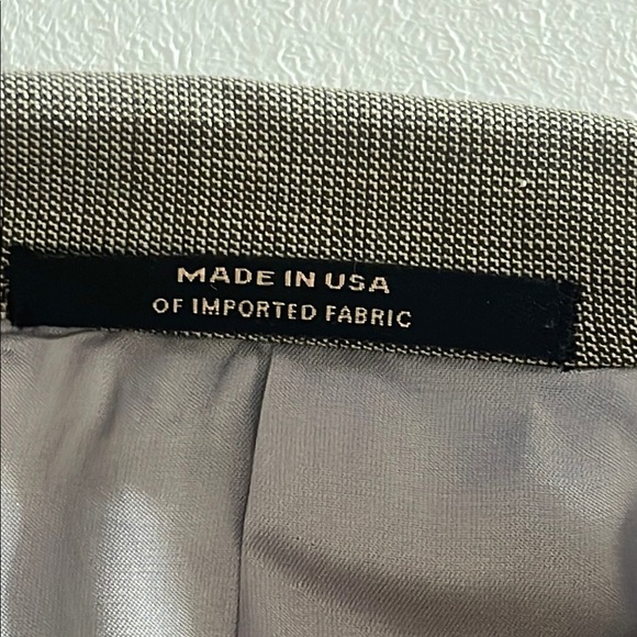 Hart Shaffner Marx Men's Light Olive Suit Blazer - Picture 4 of 6